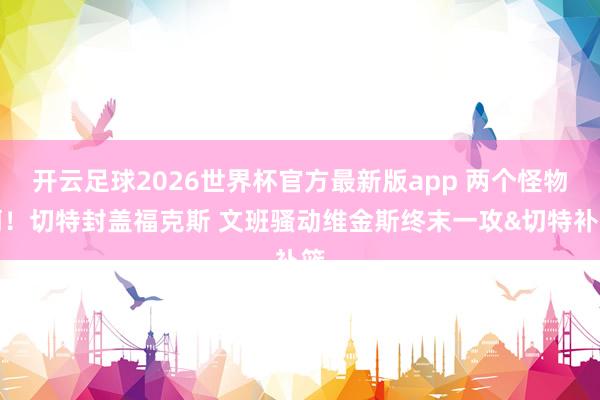 开云足球2026世界杯官方最新版app 两个怪物啊！切特封盖福克斯 文班骚动维金斯终末一攻&切特补篮